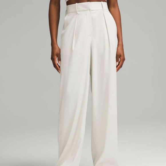 lululemon athletica Pants - Lululemon Pleat-Front High-Rise Trouser *Regular